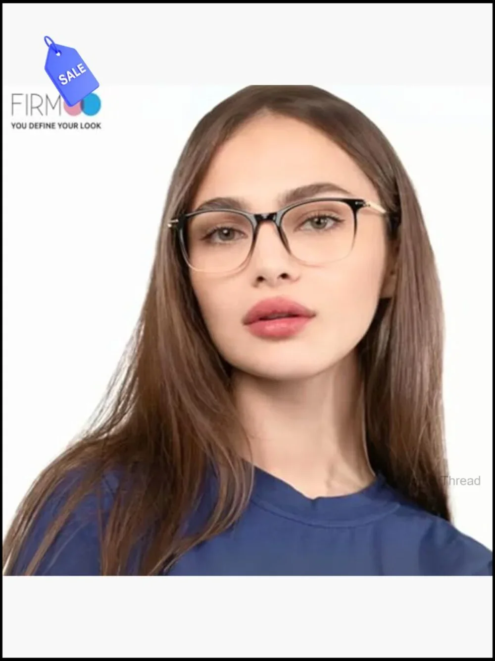 Blue Light Blocking Square Frame Glasses for Men Women Reading 0.0-3.0 TR90